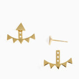 Tara May Ear Jackets (Gold)