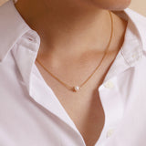 Small Single Pearl Necklace