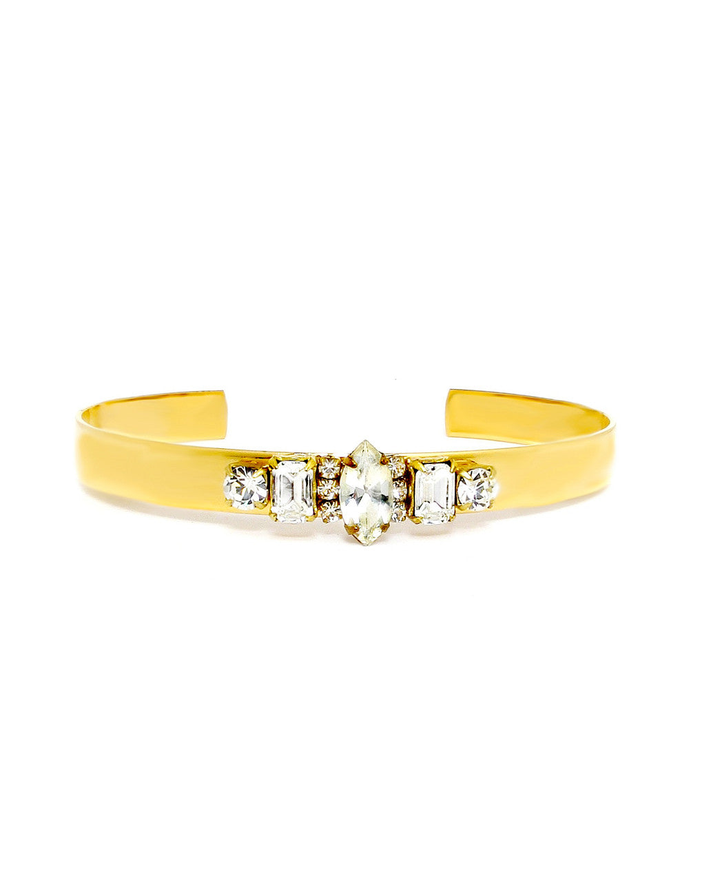 Vintage Thin Gold Cuff Bracelet