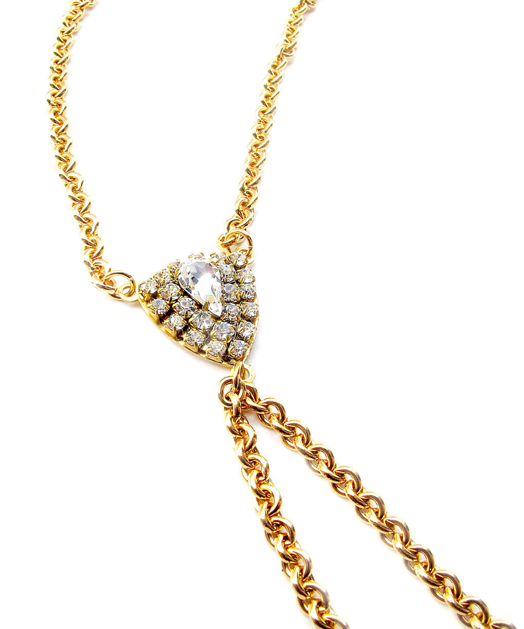 Vintage Crystal Hand Chain_4