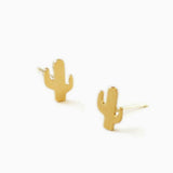 Cactus Emoji Studs