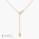 Clear Crystal Drop Necklace