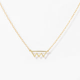 Mini Bite Cutout Necklace