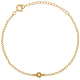 CZ Crystal Bezel Bracelet