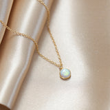 White Opal Necklace