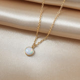 White Opal Necklace