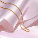 Silk Box Chain Necklace