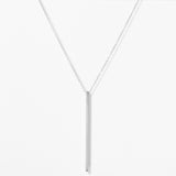 Long Vertical Bar Necklace