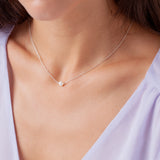 Tiny Single Pearl Choker