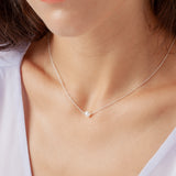 Tiny Single Pearl Choker