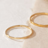 Dainty Hammered Ring
