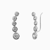 Crystal Bauble Ear Crawlers