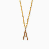 Initial A Pendant Necklace