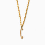 Initial C Pendant Necklace
