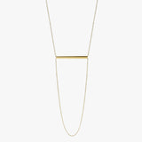 Long Horizontal Bar Necklace