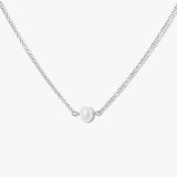 Small Single Pearl Necklace