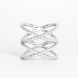 Double X Statement Ring