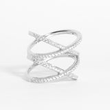 Double X Statement Ring