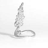 Peacock Open Cuff Ring