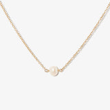 Small Single Pearl Necklace