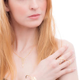 Golden Meadowlark Cuff_Model_Benique