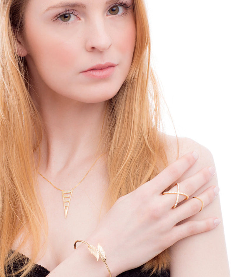 Golden Meadowlark Cuff_Model_Benique