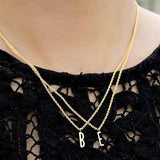 Initial Pendant Necklace