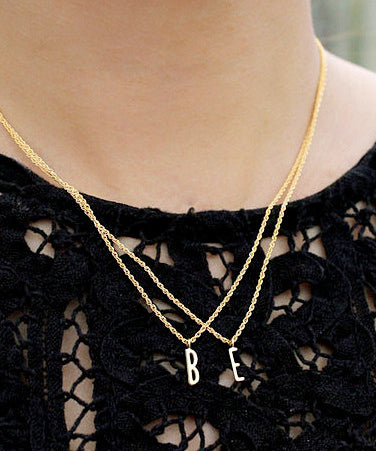 Initial Pendant Necklace